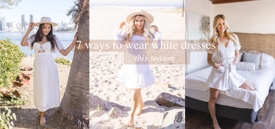 7 Ways to Wear White Dresses This Season – Miss Match Group Inc.