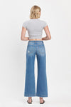 High Rise Wide Leg Jeans Medium Wash