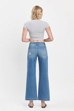 High Rise Wide Leg Jeans Medium Wash