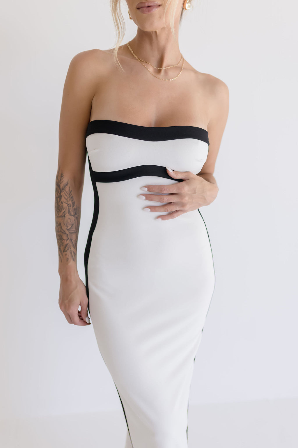 Sleeveless Bodycon Maxi Dress White