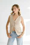 Bow Tie Vest Khak