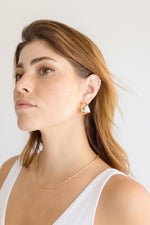  Chunky Mini Hoop Earrings Gold