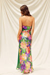 Sleeveless Floral Print Maxi Dress Viole