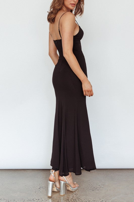  Sleeveless Maxi Dress Black